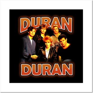 Cinematic Glam Rock Vanguard Power Duran Vintage Scenes Apparel Posters and Art